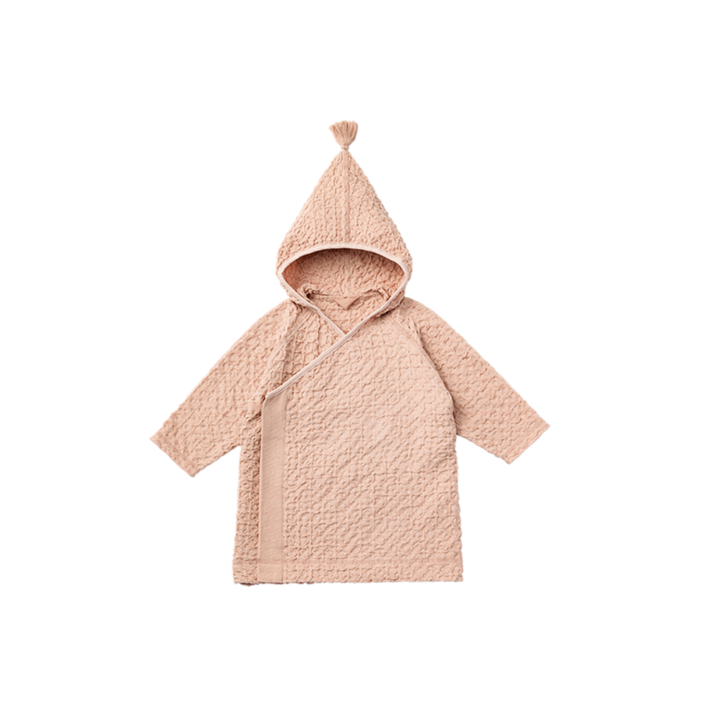 hooded bathrobe 2 apricot - 마르마르