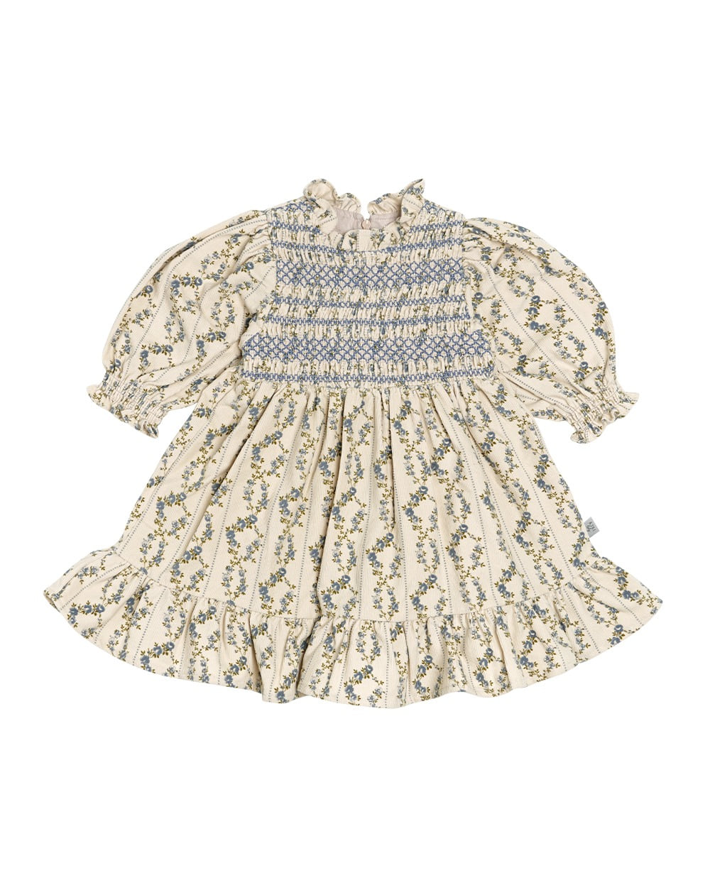 [a.toi baby] Claire Flower Baby Dress Blue - 마르마르